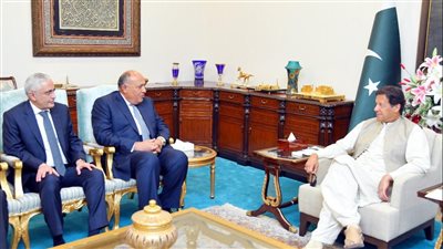 في آخر جولاته الآسيوية.. شكري يسلم رسالة من السيسي إلى رئيس الوزراء الباكستاني