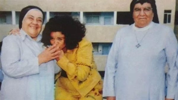 إلهام شاهين والراهبة