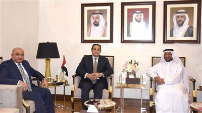 للتعاون في المجالات التجارية .. علاء عابد يلتقي رئيس مجلس إدارة غرفة الصناعة والتجارة بالشارقة