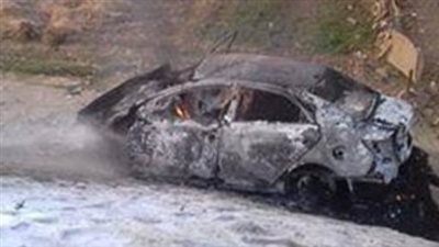 السيطرة على حريق نشب بسيارة ملاكي أعلى محور روض الفرج