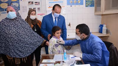 فحص وعلاج 1412 مواطنًا بالمجان في قافلة طبية بالغربية