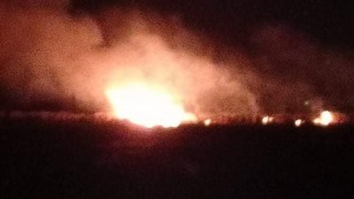 السيطرة على حريق اندلع في إحدى زراعات القصب بكوم أمبو 