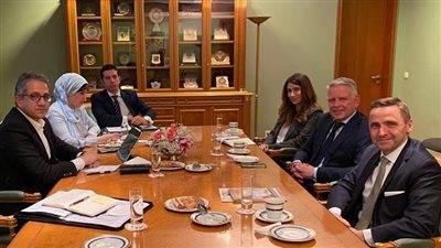 وزير السياحة يعقد اجتماعين مع رئيس اتحاد شركات الطيران بألمانيا | صور 