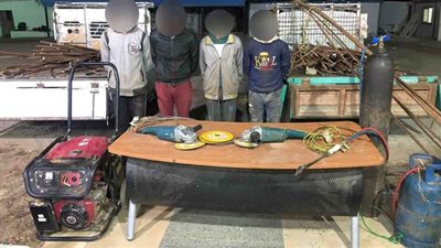 ضبط 4 أشخاص لسرقتهم مواد بناء من موقع تحت الإنشاء بالقاهرة