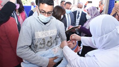 اليوم الثاني.. 2109 وحدة ثابتة ومتنقلة للتطعيم ضد شلل الأطفال والوصول للمستهدفين 