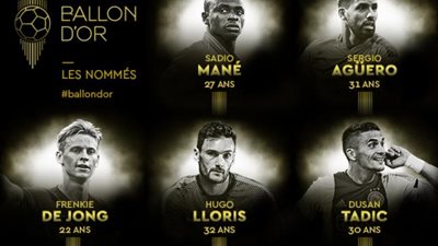 محمد صلاح خارج قائمة العشر الأوائل المرشحين للكرة الذهبية