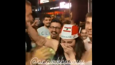 إنجي خوري تفكر في الانتحار بعد تعليقات الجمهور على فيديو التظاهرات (صورة وفيديو)