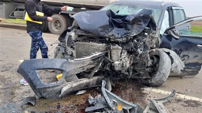 مصرع 2 وإصابة 7 بينهم عروسين في حادث تصادم في الغربية
