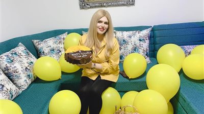 وسط البلالين.. تفاصيل احتفال شريهان غازي بطلاقها بالتزامن مع عيد الحب (فيديو وصور)