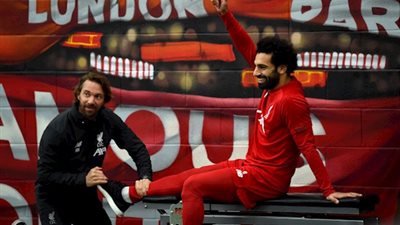 شاهد آخر استعدادات محمد صلاح مع ليفربول لمواجهة مانشستر سيتي (صور)