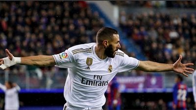 ريال مدريد يضرب مرمى إيبار بثلاثية نظيفة في الشوط الأول (فيديو)