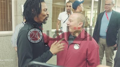 شوقي غريب يرحب بـ”سونج” مدرب منتخب الكاميرون الأولمبي (صور)