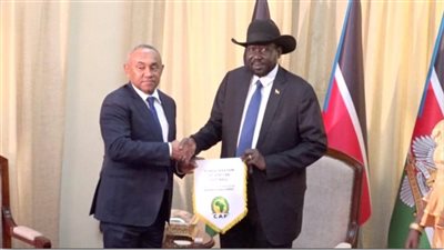 رئيس الاتحاد الإفريقي وسامورا وأبو ريدة يعودون للقاهرة اليوم  بعد زيارة جنوب السودان