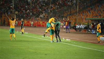 كوت ديفوار يسجل هدف التعادل في شباك مصر بنهائي إفريقيا
