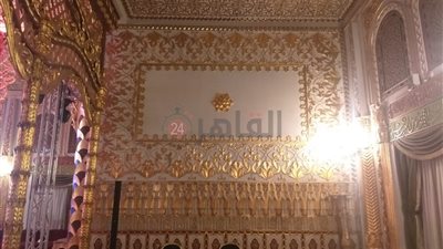 لأول مرة.. الصورة الأولى للقاعة الذهبية بقصر محمد علي بالمنيل