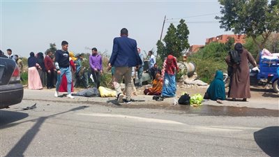 كولدير مياه يتسبب في حادث تصادم بطريق بهنس بالفيوم