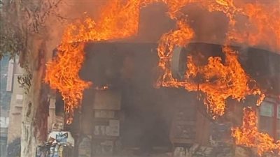 مصرع طفلتين إثر اندلاع حريق بأحد المنازل في المنيا