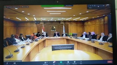  التخطيط: متابعة التحكيم النهائي للجوائز الداخلية بجامعة السويس لـ 9 كليات