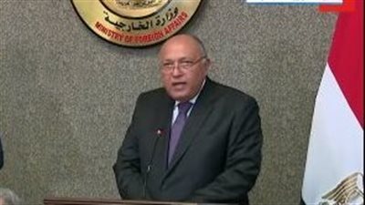  سامح شكري يستقبل اليوم وزير الدولة البريطاني