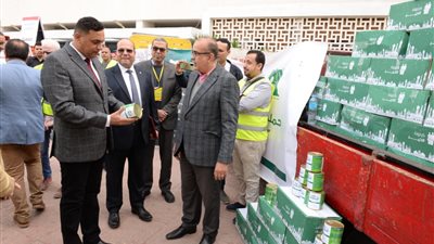 توزيع 500 ألف كرتونة رمضانية على الأسر الأولى بالرعاية بالدقهلية 