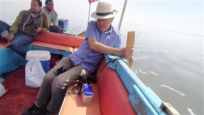 بعثة ألمانية تبحث عن سد قديم في بحيرة قارون بالفيوم.. ومدير الآثار يكشف التفاصيل| صور