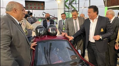 فوز جامعة كفر الشيخ بالمركز الأول لأفضل تصميم هندسي للسيارة الكهربائية 