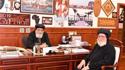 البابا تواضروس الثاني يجري عدة لقاءات رعوية