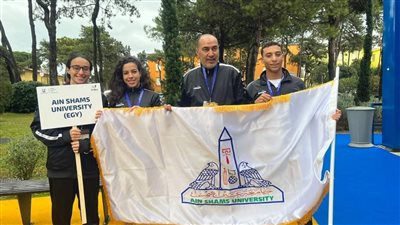  جامعة عين شمس تحصد برونزيتين في بطولة العالم للسباحة بالزعانف