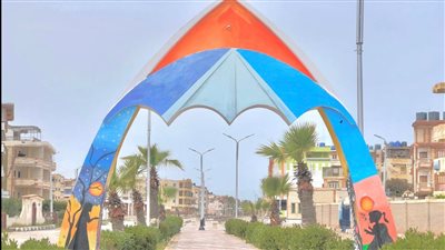 تزيين مصيف بلطيم استعدادا لعيد الفطر وموسم صيف 2022 │ صور