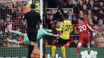 ليفربول يُنهي الشوط الأول بهدف في شباك واتفورد