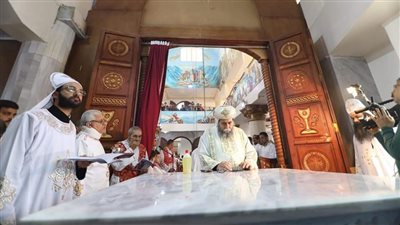 أسقف ببا والفشن يدشن كنيسة السيدة العذراء ويوسف النجار بالإيباريشية