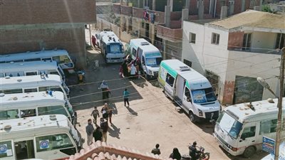 حياة كريمة.. انطلاق قافلة طبية علاجية بمدينة أبوصوير بالإسماعيلية 