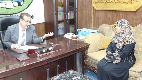 لقاء محافظ المنوفية