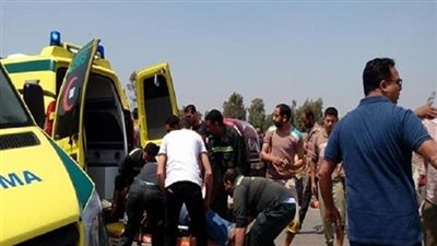 إصابة 5 أشخاص في حادث تصادم بالطريق الصحراوي بالبحيرة