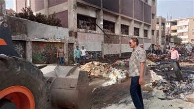 رئيس مدينة القناطر: رفع تلفيات آثار حريق معرض أهلا رمضان.. وخسائر بـ2 مليون جنيه 