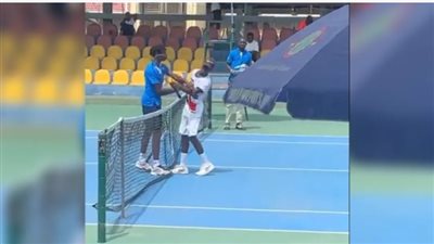 على طريقة ويل سميث.. لاعب تنس يصفع خصمه في غانا | فيديو