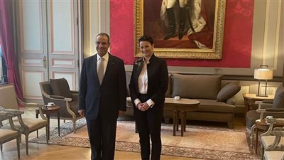 سفير مصر ببروكسل يلتقي رئيس مجلس الشيوخ البلجيكي