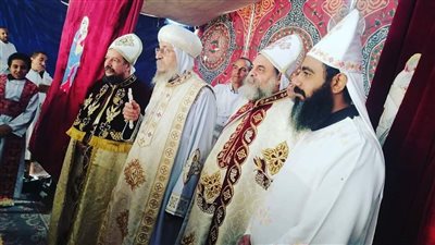 عيد البشارة 2022.. ترقية 2 من كهنة كنيسة مارجرجس إلى درجة القمصية في الأقصر