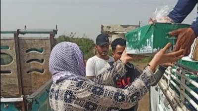 تضامن بورسعيد توزع 500 كيلو لحوم على أهالي المناطق الأكثر احتياجًا |صور