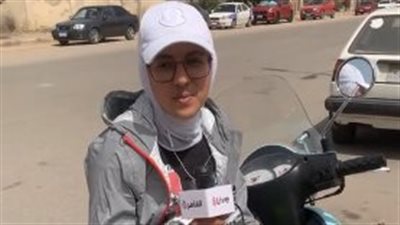 طالبة دراسات عليا تعمل سائق دليفري ببورسعيد: حلمي أشارك في بطولات رياضة عالمية │ بث مباشر
