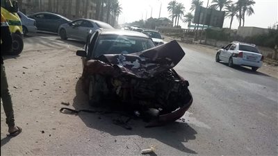 بدء التحقيق في واقعة مصرع 3 أشخاص وإصابة آخرين بحادث تصادم سيارتين بالمعادي