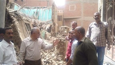 انهيار 3 منازل جزئيا في المنوفية.. والوحدة المحلية: سبق وصدر قرارات إزالة