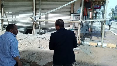 كسر خط مياه منطقة المنشية بمدينة قنا.. وتحرك عاجل من المحافظة