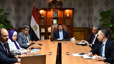 أشرف صبحي يبحث مستجدات شبكة معلومات الرياضة المصرية