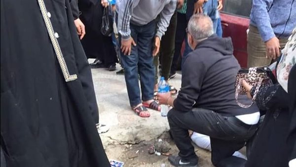 سقوط شاب من الطابق