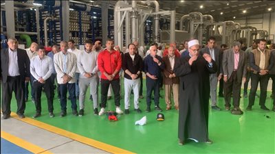 وكيل أوقاف بورسعيد يرفع الأذان على أرض مدينة بورسعيد الجديدة سلام | صور