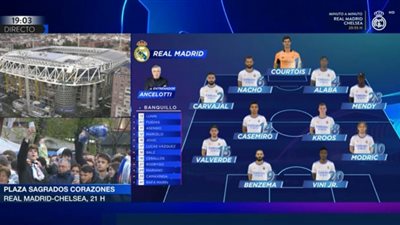 بنزيما يقود هجوم ريال مدريد أمام تشيلسي في إياب ربع نهائي دوري أبطال أوروبا