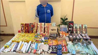 قبل عيد الفطر.. الداخلية تضبط 50 ألف قطعة ألعاب نارية بالموسكى