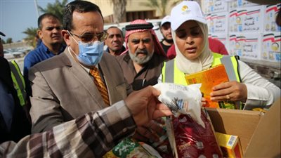 توزيع 7 آلاف كرتونة مواد غذائية على المستحقين في شمال سيناء | صور