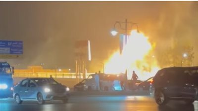 تحقيقات موسعة في حريق خط غاز مدينة نصر 